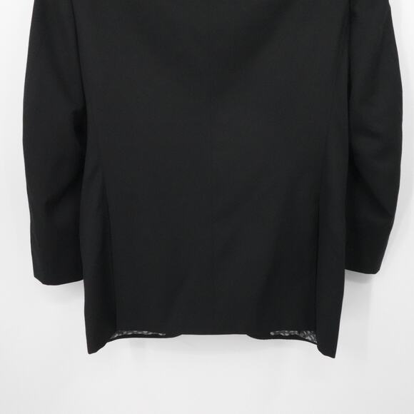 J Hilburn Blazer Mens 39S Black Wool Classic 2 Button Lined Business Office - Picture 14 of 16